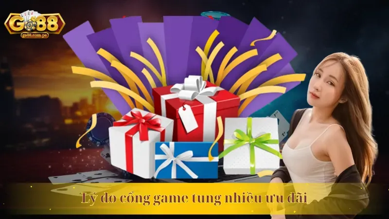 Hình ảnh các phần thưởng và tiền thưởng lấp lánh, tượng trưng cho các chương trình khuyến mãi